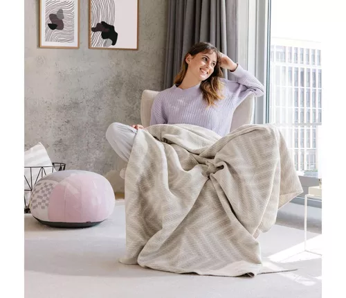 cumpără Cuvertură Ibena 3262/300 Jacquard Decke Bradford 150x200 în Chișinău 