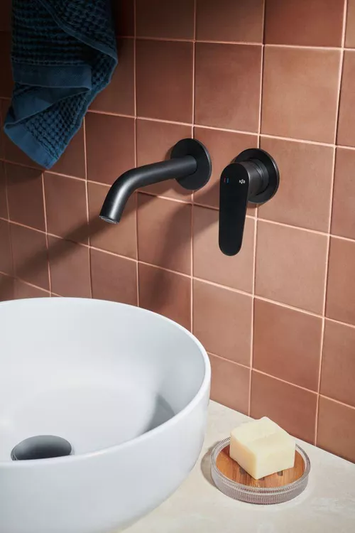 cumpără Baterie lavoar kfa armatura Otava Black встраиваемый в стену în Chișinău 