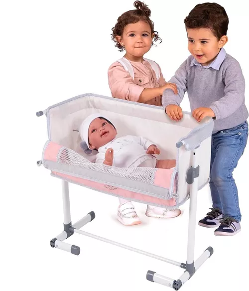 купить Кукла DeCuevas 51286 Кроватка для кукол с функцией совместного сна FUNNY 2023 в Кишинёве 