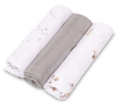 купить Аксессуар для пеленания Sensillo 08510 Набор пеленок 3шт Muslin 60x80 (EG-0010) в Кишинёве 
