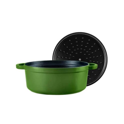 купить Кастрюля Voeux Kitchenware ST-100 Castron din fontă 24cm, Foret в Кишинёве 