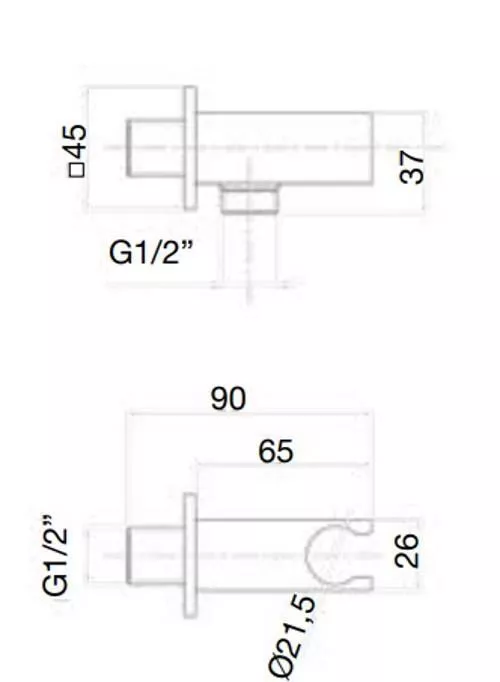 купить Держатель душевой Fiore Suport telefon dus incorporat 30 CR 8725 в Кишинёве 