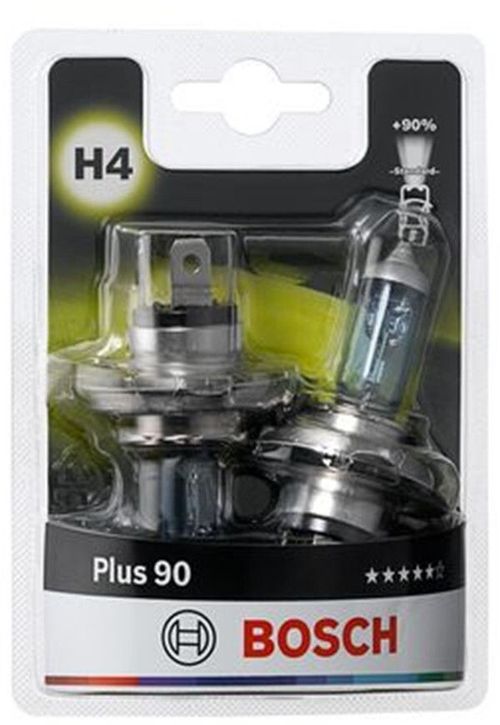 купить Автомобильная лампа Bosch H4 Plus 90 12V 60/55W P43tBlister (2шт.) (1987301422) в Кишинёве 