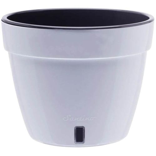 cumpără Ghiveci pentru flori Santino Asti (18.0L, Alb/Negru) în Chișinău 