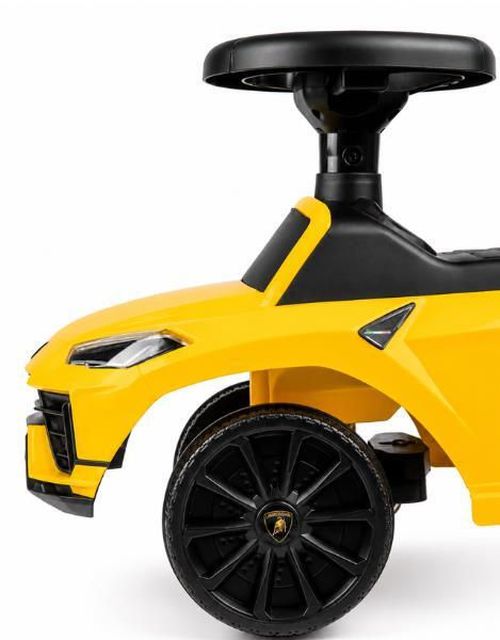cumpără Tolocar Kids car 9010150 Yellow "Lamborghini Urus S" pentru copii, cu volan muzical, Galbenă în Chișinău 