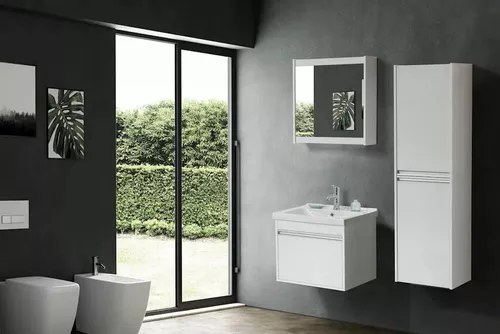 cumpără Oglindă baie Martat Oglinda baie Teos 60cm (white) în Chișinău 