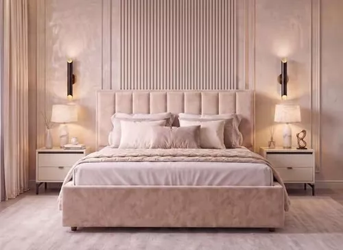 cumpără Pat Fabrik Home Charlotte 1600 Бежевая (Ткань Mango 1303) în Chișinău 