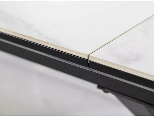 cumpără Masă Signal Logan Ceramic 160(200)*90 bialy/czarny mat în Chișinău 