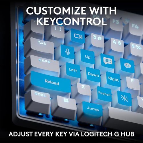 купить Игровая клавиатура Logitech G PRO X TKL RAPID, White в Кишинёве 