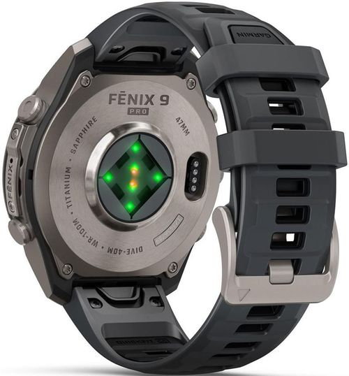 cumpără Ceas inteligent Garmin Fenix 9 Pro, 47mm, inReach,Ti w/Gpt/Bk bnd (010-04336-21) în Chișinău 