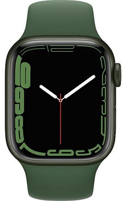 cumpără Ceas inteligent Apple Watch Series 7 GPS 41mm Green Aluminium Case with Clover Sport Band MKN03 în Chișinău 