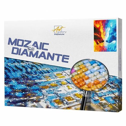 купить Картина по номерам Art Gallery GA82035 Mozaic cu diamante 40x50cm Lupii ying-yan в Кишинёве 