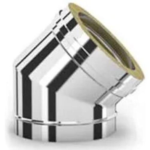 cumpără Coș de fum miscellaneous Cot inox izolat 45° d.180-230 în Chișinău 