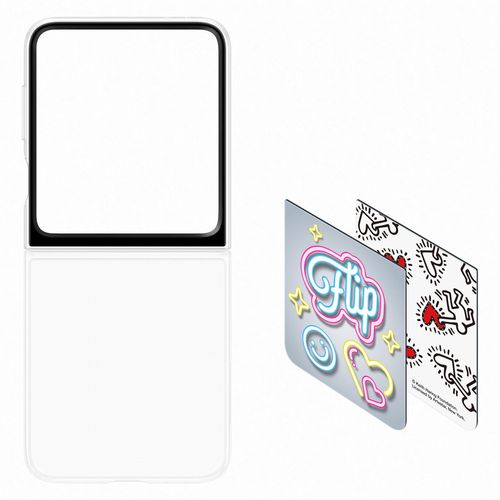 cumpără Husă pentru smartphone Samsung EF-ZF74 Flipsuit Case Flip 6 Transparancy în Chișinău 