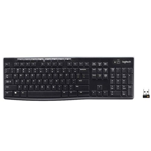 купить Клавиатура Logitech K270 Black Wireless Keyboard, USB, 920-003757 (tastatura fara fir/беспроводная клавиатура) в Кишинёве 