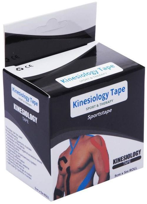 купить Бандаж спортивный Arena кинезиотейп L-5m h-5см черный в Кишинёве 