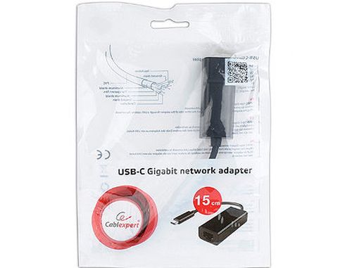 купить Gembird A-CM-LAN-01, USB-C to Gigabit LAN adapter, USB C-type to RJ-45 LAN connector в Кишинёве 