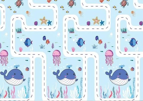 cumpără Covoraș de joacă miscellaneous Covoras de joaca pentru copii Sea/Alphabet 150x200cm în Chișinău 