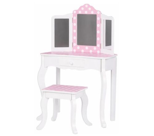 купить Набор детской мебели Chipolino DIWH02501321 столик со стульчиком Cpink Dots в Кишинёве 