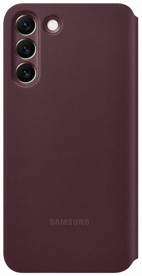 купить Чехол для смартфона Samsung EF-ZS906 Smart Clear View Cover Burgundy в Кишинёве 