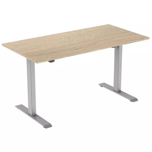 купить Стол компьютерный AMF Masa cu suport electric ET114 SL, blat sonoma в Кишинёве 