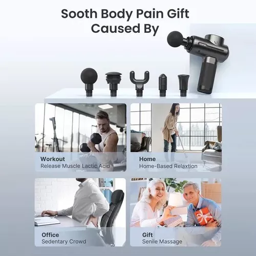 купить Массажер электрический Renpho RP-GM171-BK Percussion в Кишинёве 