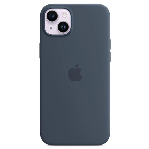 cumpără Husă pentru smartphone Apple iPhone 14 Silicone Case with MagSafe Storm Blue MPRV3 în Chișinău 