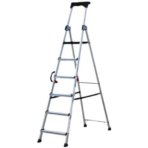 купить Лестница Cagsan HA105 Стремянка с площадкой и опорой, 6 ст, H=2.1m, макс.нагрузка150kg в Кишинёве 