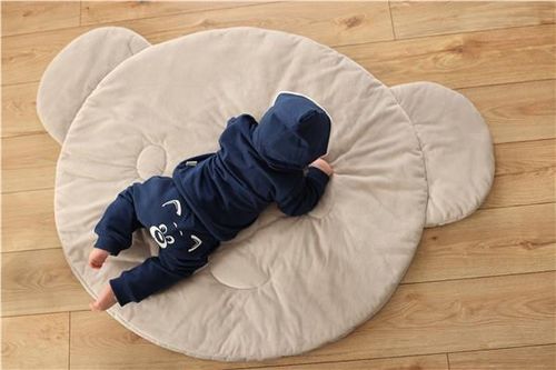 купить Коврик игровой New Baby 53881 Коврик муслин Bear warm grey в Кишинёве 