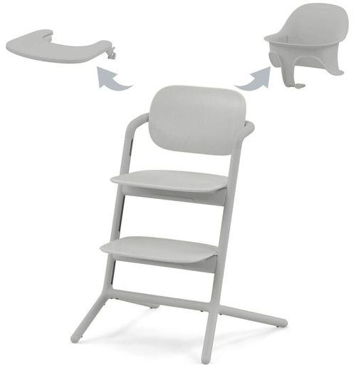 cumpără Scaun de masă Cybex 521003179 Lemo 3in1 Suede Grey în Chișinău 