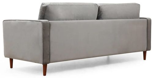cumpără Canapea Trendy Roma Gri deschis, 90x70x215cm (3 locuri) în Chișinău 