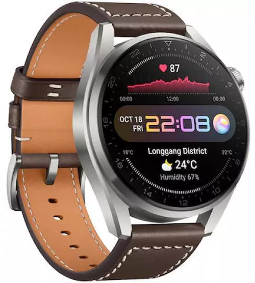 cumpără Ceas inteligent Huawei Watch 3 Pro 46mm Titanium, Gray Braun în Chișinău 