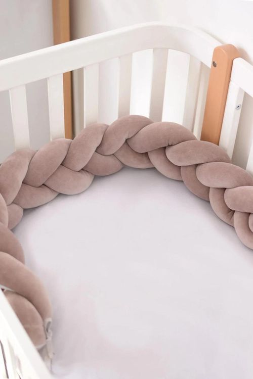 купить Бортик для кроватки Veres 154.02.15 Бампер-коса Mokko 120x15 в Кишинёве 