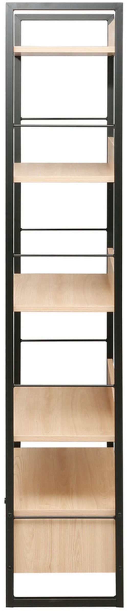 cumpără Raft de birou Deco Alto 5 nivele 70x30x159H Oak/Dark Grey/Black în Chișinău 