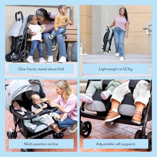 cumpără Сărucior pentru copii Graco GS1217AASTG000 DuoEider steeple Gray în Chișinău 