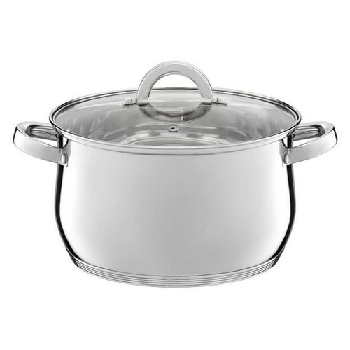 cumpără Cratiță Ambition 60801 Pot With Glass Lid, Berry, 22cm, 4.8L în Chișinău 