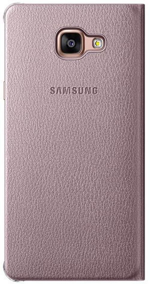 купить Чехол для смартфона Samsung EF-WA710, Galaxy A7 2016, Flip Wallet, Pink Gold в Кишинёве 