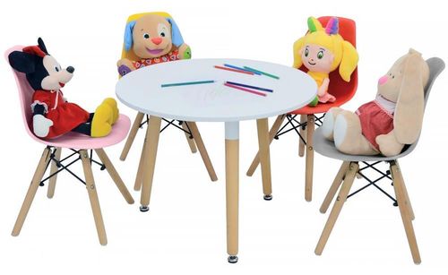 cumpără Set de mobilier pentru copii Deco Eames Bebe Grey în Chișinău 