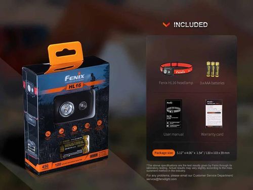 купить Фонарь Fenix HL16 LED Headlight (Black) в Кишинёве 