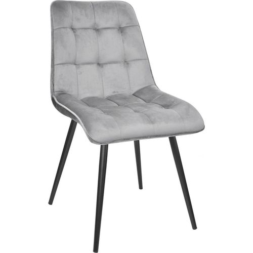 cumpără Scaun Deco Capella Grey+Black legs HLR20 în Chișinău 