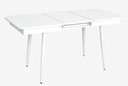 купить Комплект стол и стулья Evelin di Costacurta стол DT-431-1R Wh + 4 стула YTC-055Wh Light beige в Кишинёве 