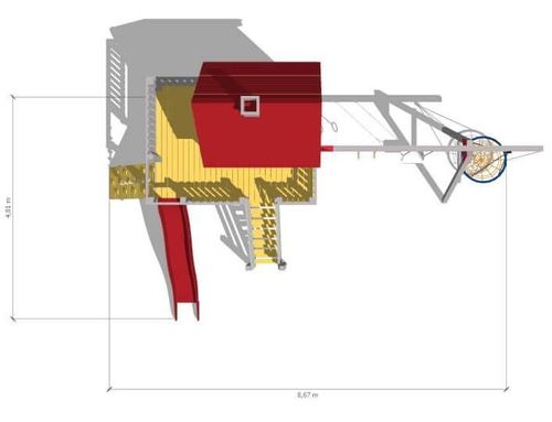 cumpără Teren de joacă Kidigo Casa prințesei (11914) în Chișinău 
