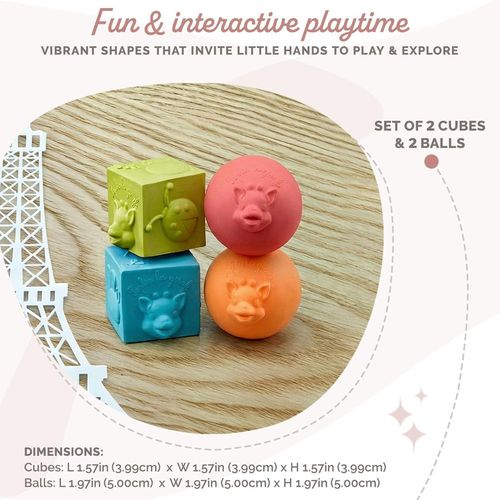купить Игрушка Sophie la Girafe 220119 Cubes&Balls в Кишинёве 