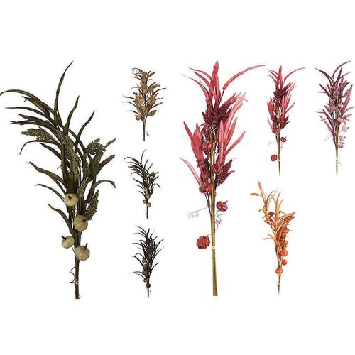 купить Искусственное растение H&S 52545 Ветка с листьями, цветами и плодами 85см в Кишинёве 