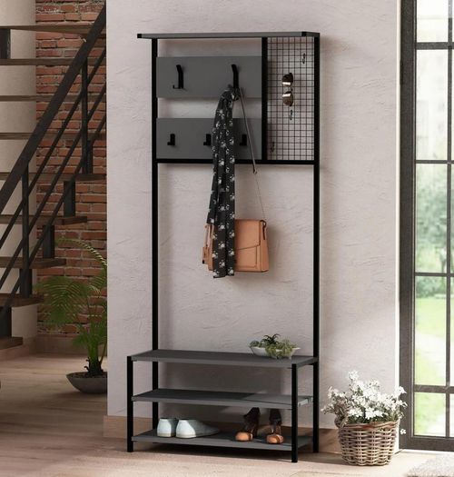 cumpără Mobilă pentru antreu Trendy Nomad Portmanto Antracit, 78x182x30cm (GTR001334) în Chișinău 