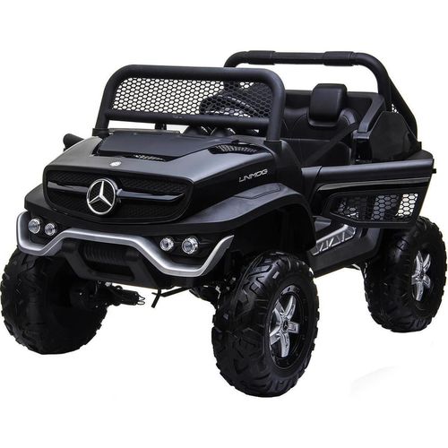 cumpără Mașină electrică pentru copii Kids car 8490033-2Rblack MERCEDES BENZ UNIMOG în Chișinău 
