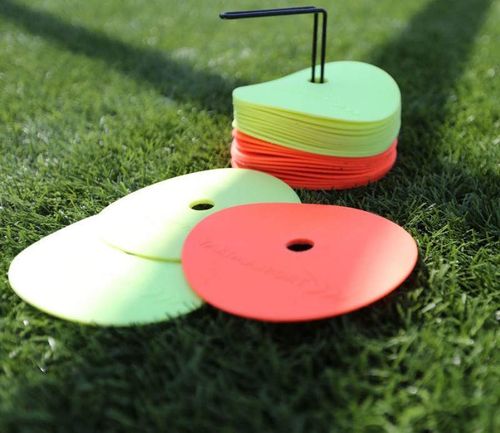 купить Спортивное оборудование Yakimasport 11865 Круг пластиковый плоский d=15 см (20 шт.) с держателем 100214 в Кишинёве 