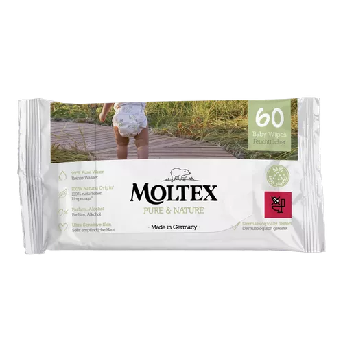 Servetele umede biodegradabile Moltex Baby 60 buc 
