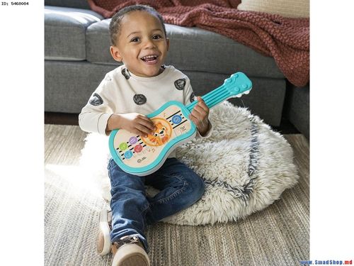 Jucarie de lemn muzicala Hape & Baby Einstein Magic Ukulele 