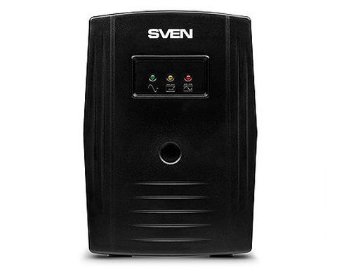 купить SVEN Pro 800 Line-Interactive, 800VA/480W, AVR, Input 175~280V, Output 220V +-10 %, (UPS, sursa neintreruptibila de energie/ ИБП источник бесперебойного питания) в Кишинёве 